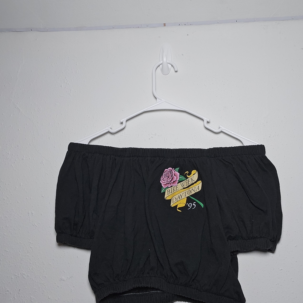 Black Crop Top
